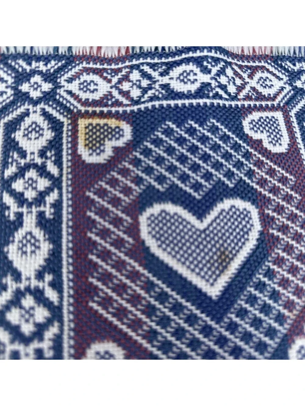 Vintage Heart Cottagecore Placemats Set of 4 Reversible Farmhouse Decor